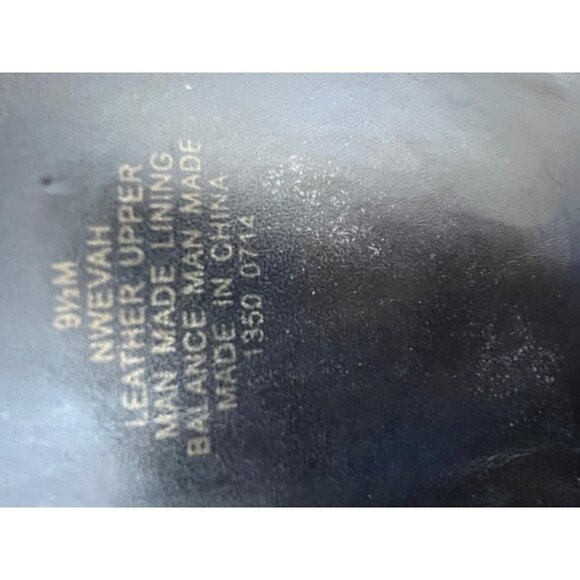 Nine West NWEVAH Size 9 1/2 M Tall Black 3 1/2 Inch Heel Boots with Zipper - Picture 7 of 14